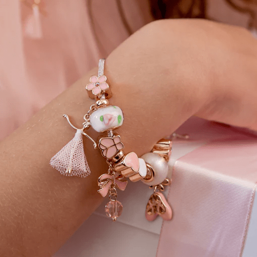 Kids Bella Ballerina Charm Bracelet