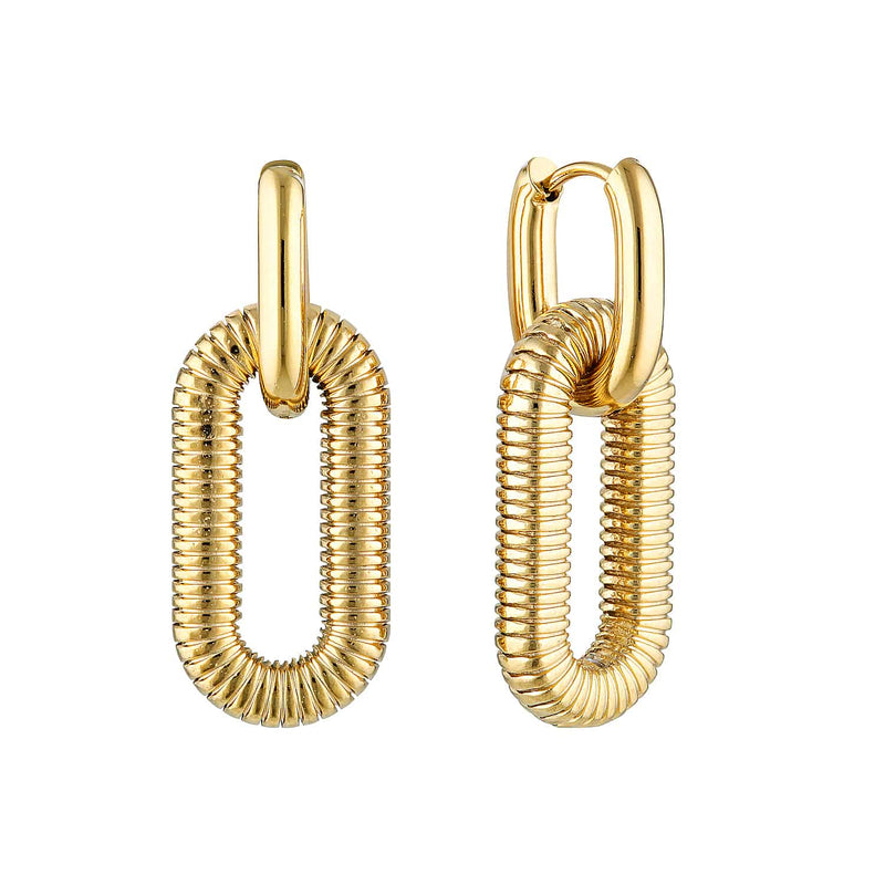 Mel Double Hoops Earrings