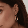 Mel Double Hoops Earrings