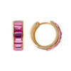 Pink Ombre Midi Hoops