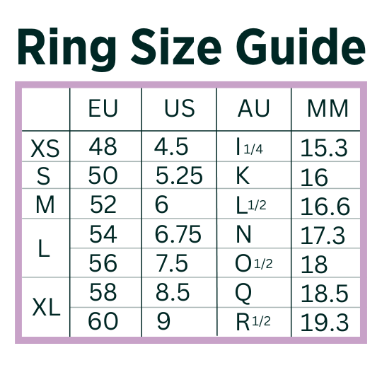 Jewellery Size Guide – The Loved