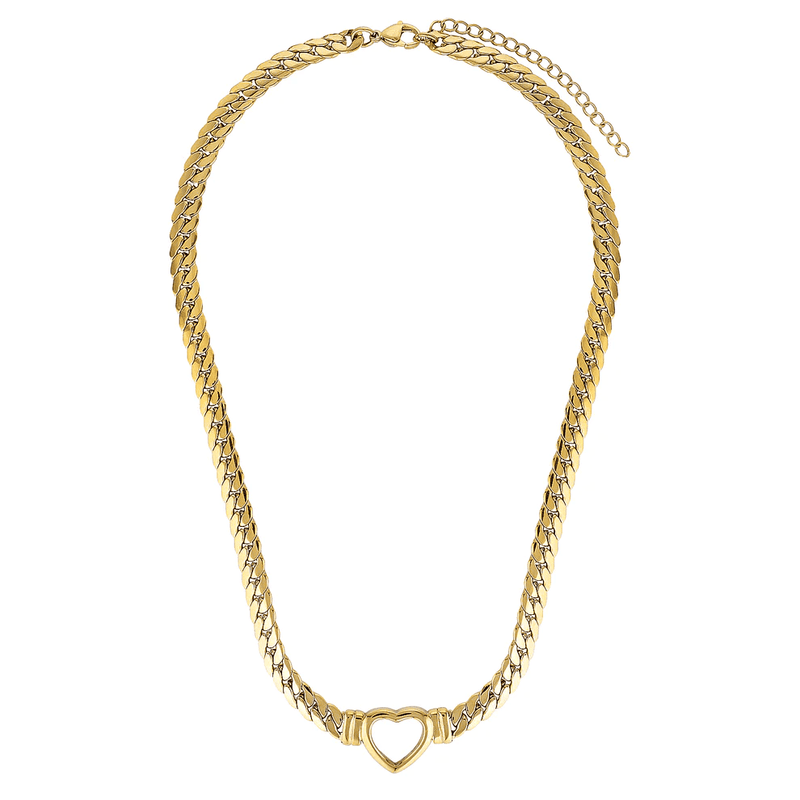 Lola Heart Chain Necklace