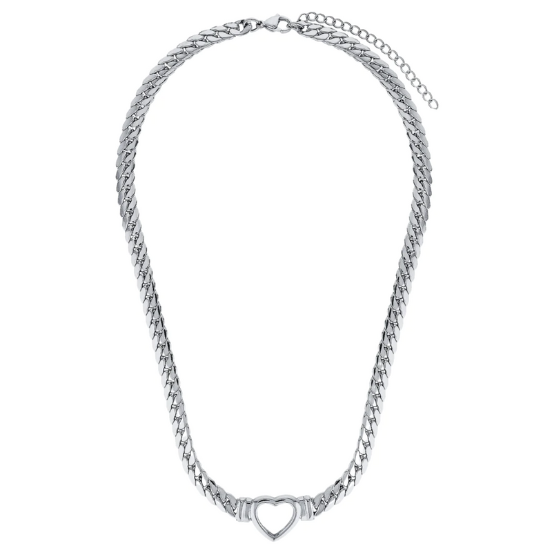 Lola Heart Chain Necklace