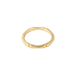 Bamboo Stacker Ring in Gold