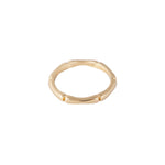 Bamboo Stacker Ring in Gold