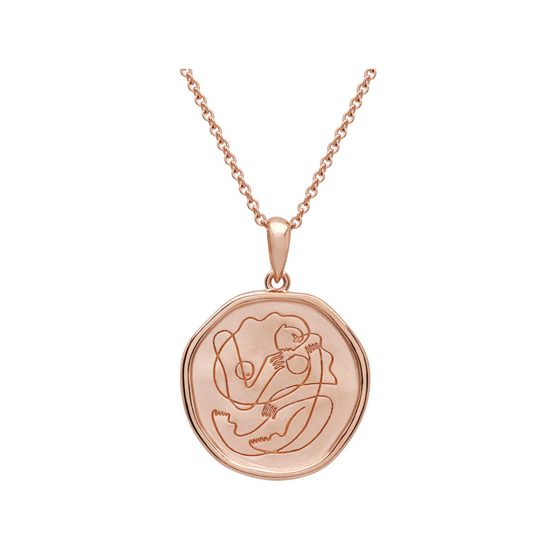 Motherhood Necklace in Rose Gold