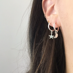 Moon and Star Hoops