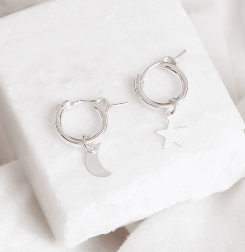 Moon and Star Hoops