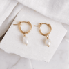 Pearl Small Hoops