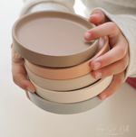 Round Ceramic Dish in Beige